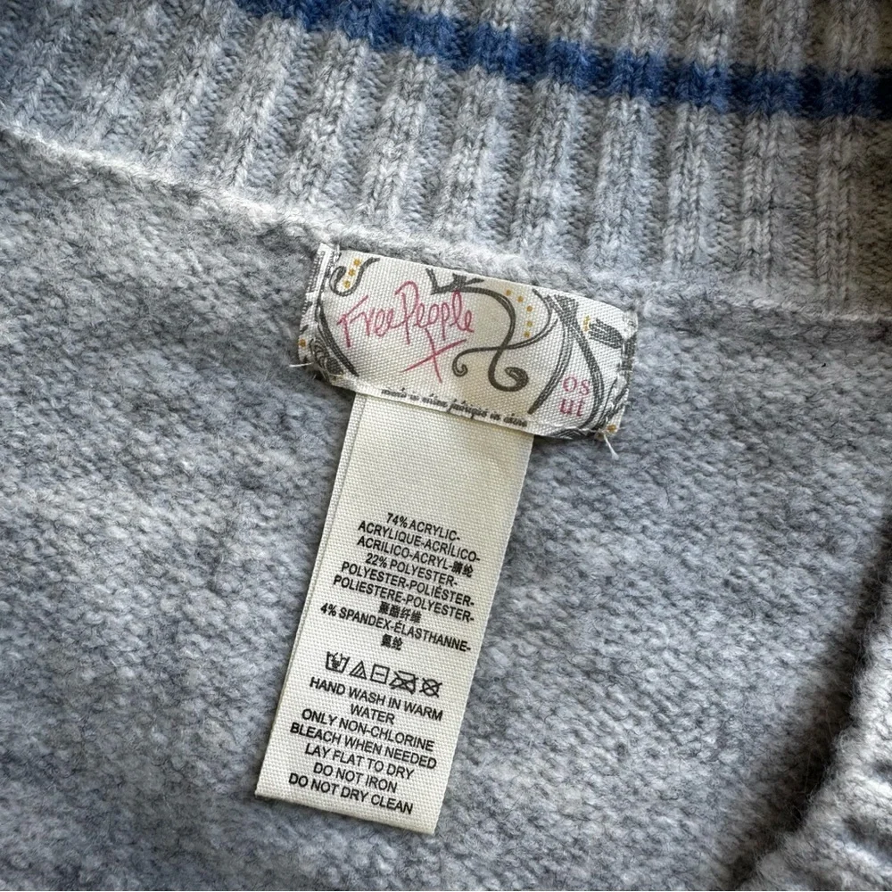 Free People Women's All Star Stripe Poncho | One Size | Excellent Condition